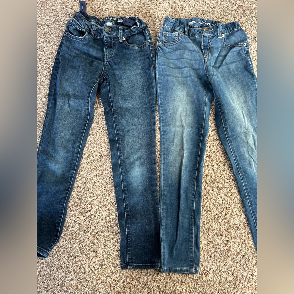 Cat & Jack super skinny jeans pair of 2